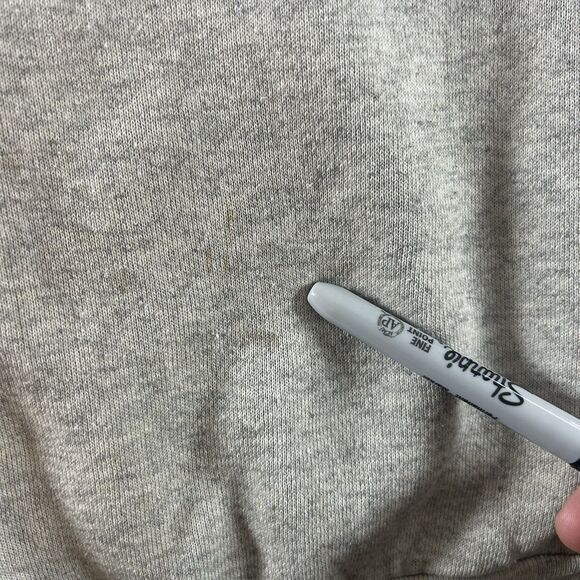 Vintage Super Bowl XXXIII Logo 7 Crewneck Men’s Large 1999 Gray Pullover NFL USA - Picture 6 of 13